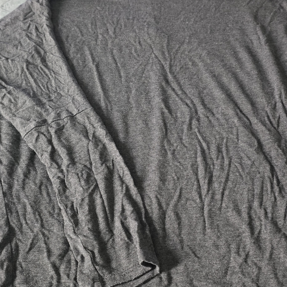 Gray Long Sleeve Top